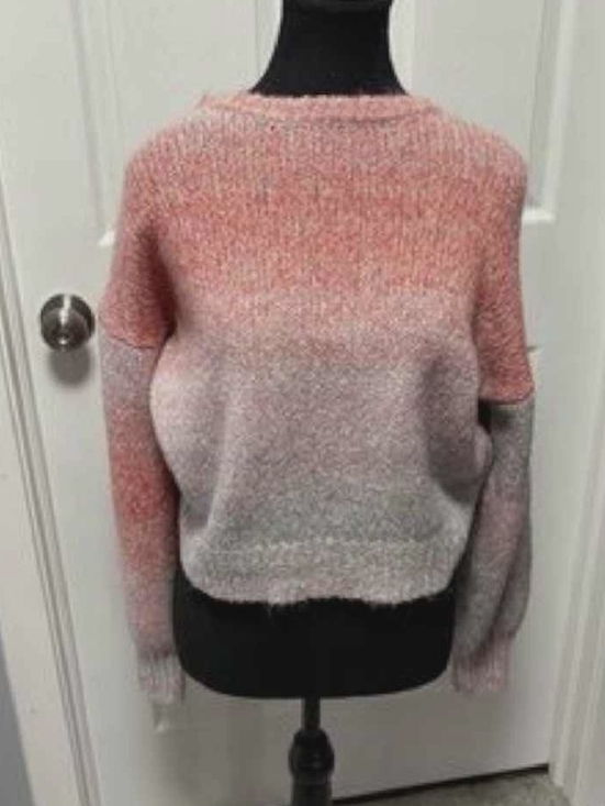 Z Supply Sweaters - Z Supply Ombre Pink to Gray Crewneck Sweater